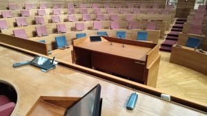 cortes valencianas, sistema de conferencias